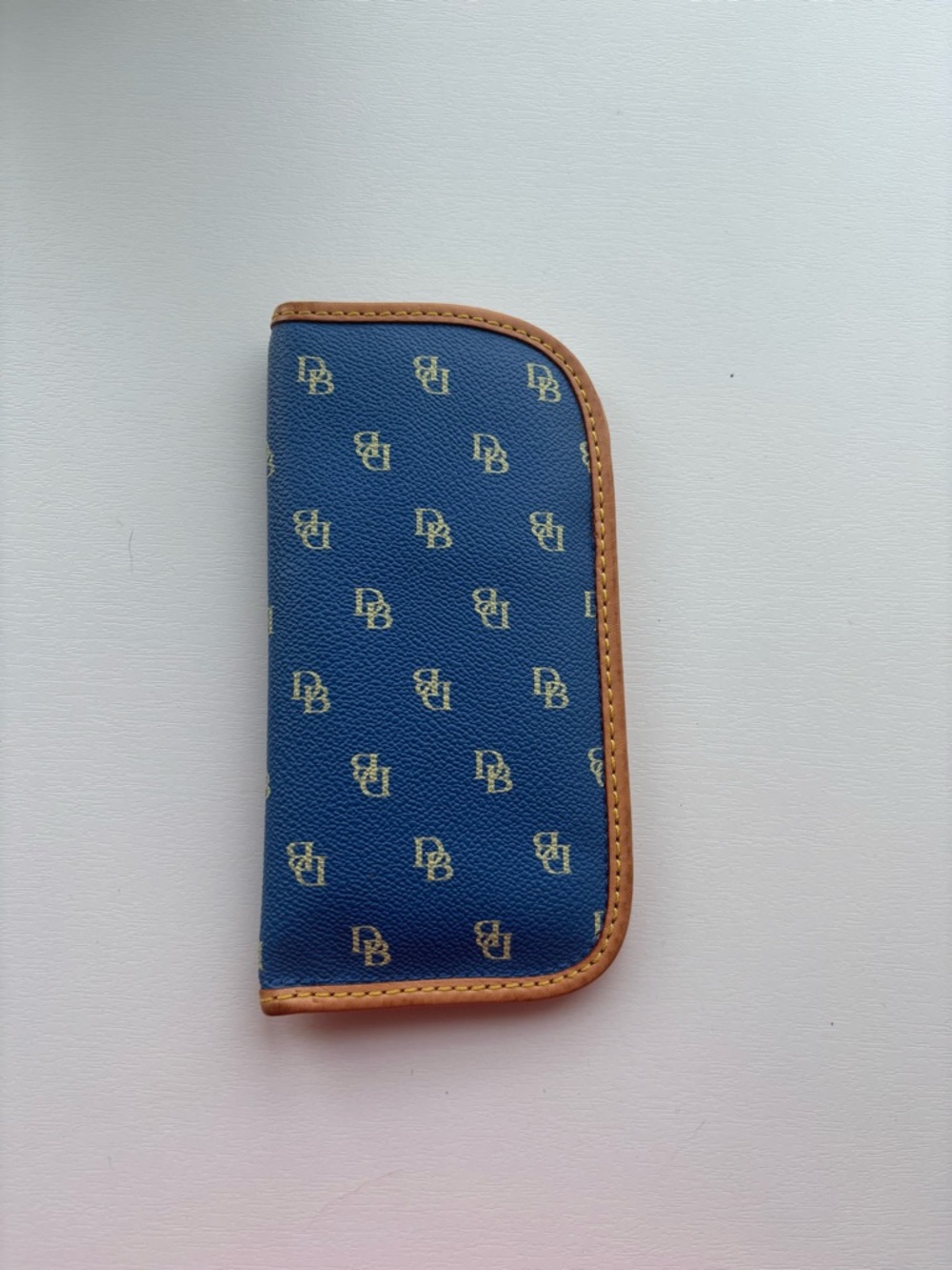 Dooney & Bourke Eyeglass Case - Blue and Tan - Picture 3 of 5